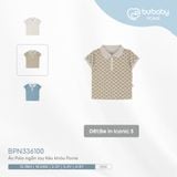Áo Polo ngắn tay Kéo khóa Ponie Bubaby