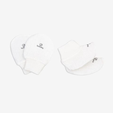 Bao tay bao chân Muslin Bubaby