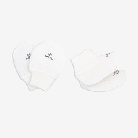 Bao tay bao chân Muslin Bubaby