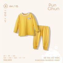 Bộ dài tay cổ tròn Punchun