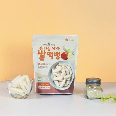Bánh ăn dặm gạo lứt thanh dẹt Mom choice