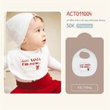 Set yếm và mũ Miracle Xmas Bubaby ACT220001.09MA12