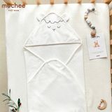 Ủ choàng jacquard thêu Mochee