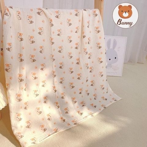 Khăn tắm Bunny muslin