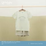 Bộ ngắn tay cài vai Bamco Bubaby BBC130112.03YB34