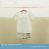 Bộ ngắn tay cài vai Bamco Bubaby BBC130112.03YB34