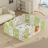 Quây gấp gọn khủng long kèm Thảm 2 mặt & Set bóng pastel Finley