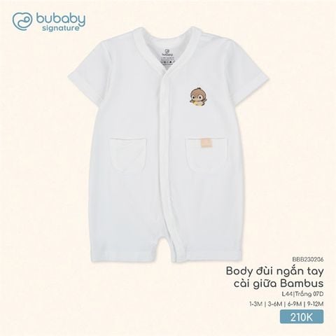 Body đùi ngắn tay cài giữa Bambus Bubaby BBB230206.06ML43