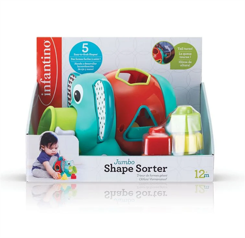 Đồ chơi thả khối hình chú voi - Jumbo Shape Sorter