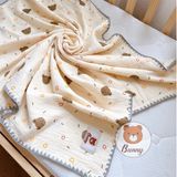 Chăn mềm Bunny viền