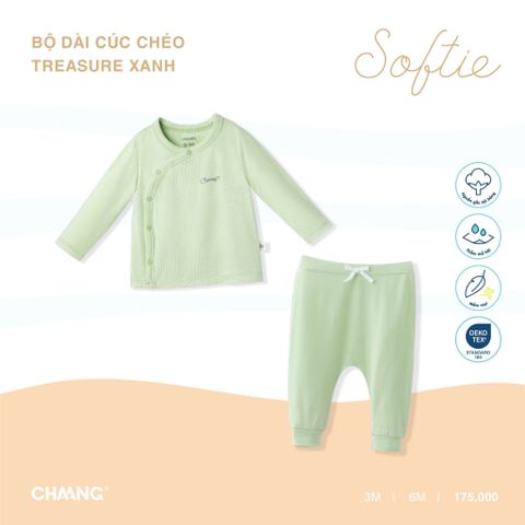 Bộ dài tay cúc chéo Chaang Treasure