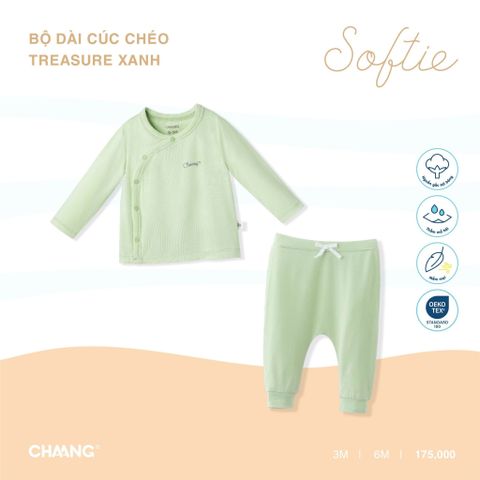 Bộ dài tay cúc chéo Chaang Treasure