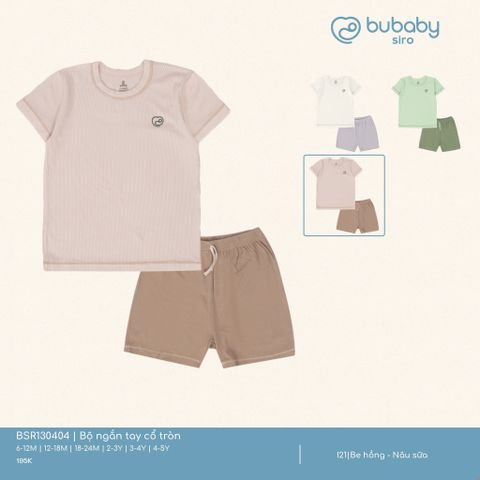 Bộ ngắn tay cổ tròn Bubaby BSR130404.03Y35A