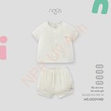 Bộ cộc tay kẻ xanh ghi Nous NL2S25-SC2-F02-TA-0M