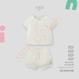 Bộ cộc tay kẻ xanh ghi Nous NL2S25-SC2-F02-TA-0M