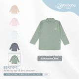 Áo dài tay cao cổ Siro Jacquard Bubaby BSR310901.18MA10