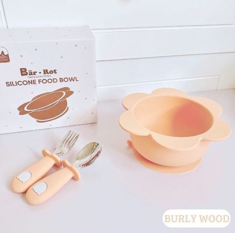 Bát ăn dặm Bar-Rot silicone có đế hít