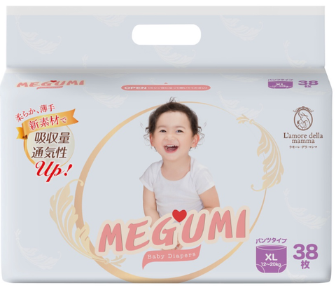 Bỉm quần Megumi nội địa Nhật size XL - XL38