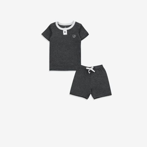 Promo Bộ ngắn tay cổ trụ Siro 130301 Bubaby