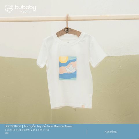 Áo ngắn tay cổ tròn Bamco Gami Bubaby BBC330406.03YA12