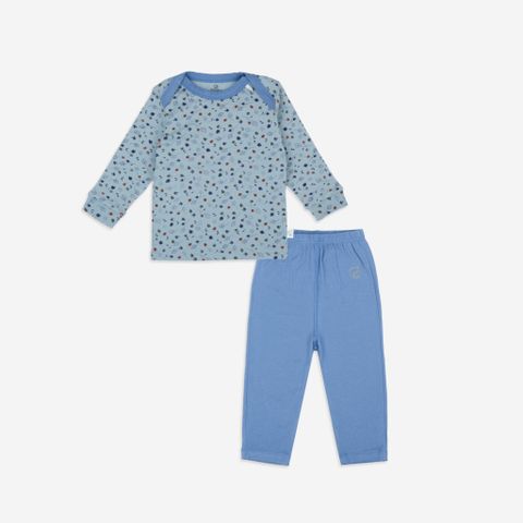 Promo Bộ dài tay cổ chồm Leafly 110501 Bubaby