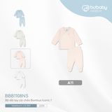 Bộ dài tay cài chéo Bambus Iconic 1 Bubaby