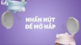 Bình hút Tritan bật hút 2 tay cầm với phao 360 độ Fatz