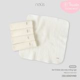 Set 5 khăn sữa màu trắng ngà Nous NB2S24-AU1-U22-SW-FS