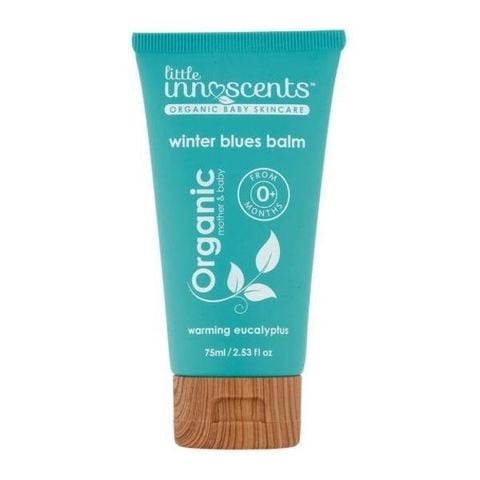 Dầu giữ ấm Organic Little Innoscents Úc màu xanh 75ml