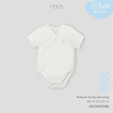 Bodysuit cộc tay màu trắng Nous