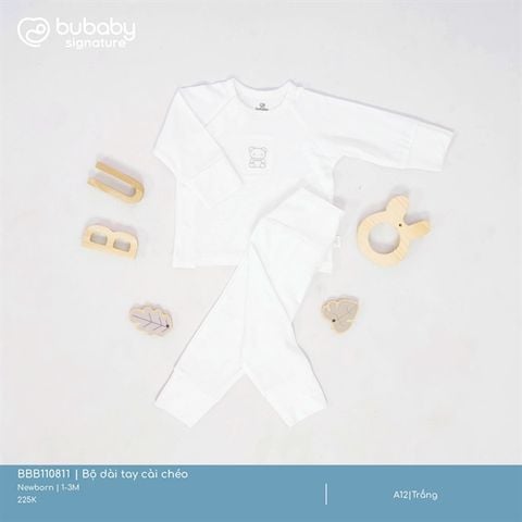 Bộ dài tay cài chéo Bambus Bubaby BBB110811.0NBA08