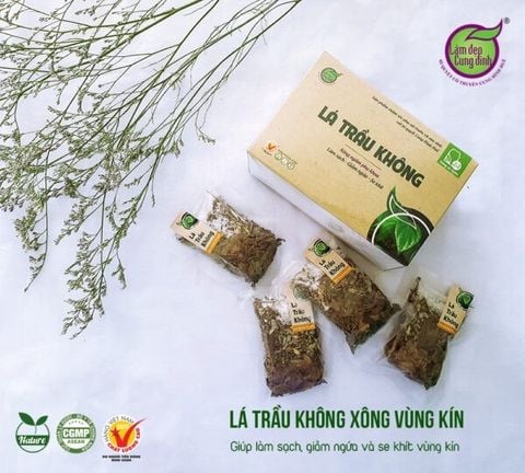 Lá trầu không Bảo nhiên xông phụ khoa
