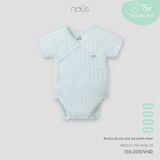Bodysuit cộc tay kẻ xanh nhạt Nous NB2S25-TB2-M08-CB-0M