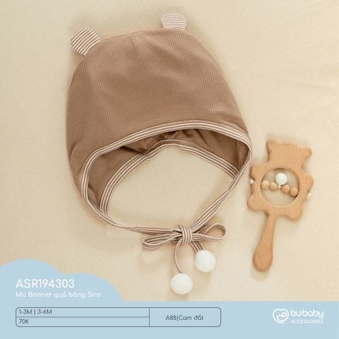 Mũ Bonnet quả bông Siro Bubaby ASR194303.06MA76
