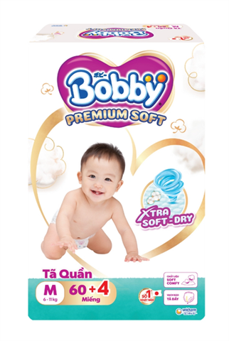 Bỉm tã quần Premium Soft Bobby