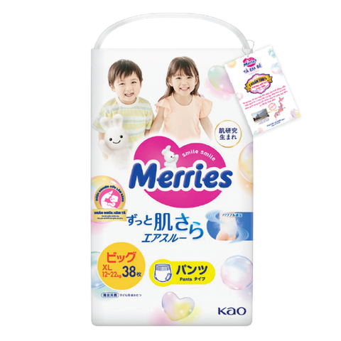 Bỉm tã quần tiêu chuẩn Merries NK