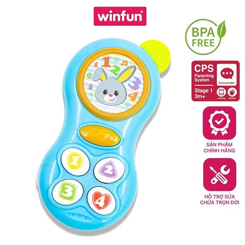Điện thoại đồ chơi Winfun - Nhiều màu - Trên 6 tháng