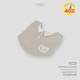 Yếm kiểu kẻ caro nâu Nous NE2S25-AY1-M03-CN-FS
