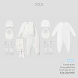 Combo đi sinh 16 món màu trắng Nous NB1S25-GS2-U02-SW-NB