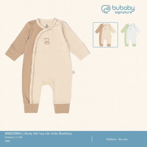 Body dài tay cài chéo Bambus Bubaby BBB210804.0NBF10