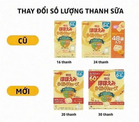 Sữa công thức Meiji thanh