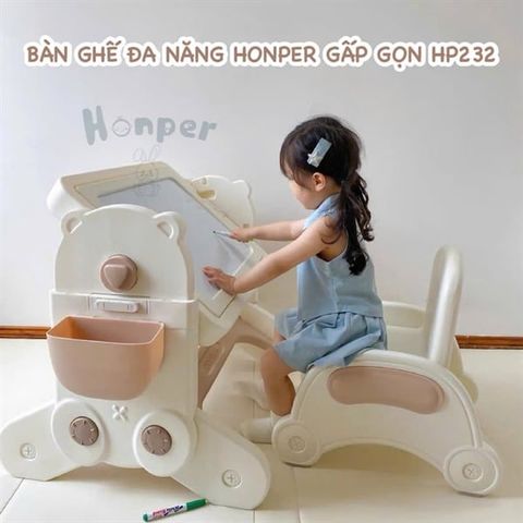 Bộ bàn ghế đa năng Honper gấp gọn HP232 Honper