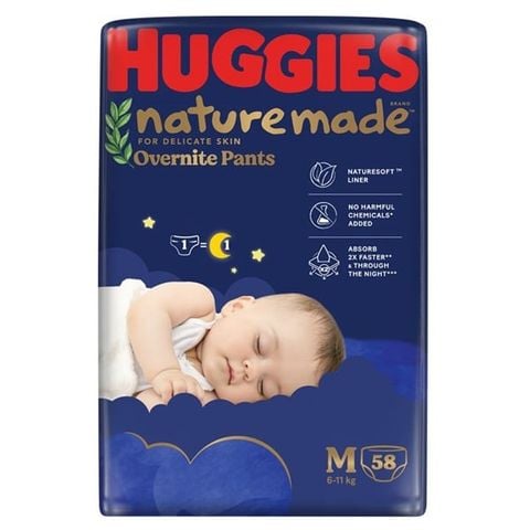 Bỉm tã quần Nature Made Overnite Huggies