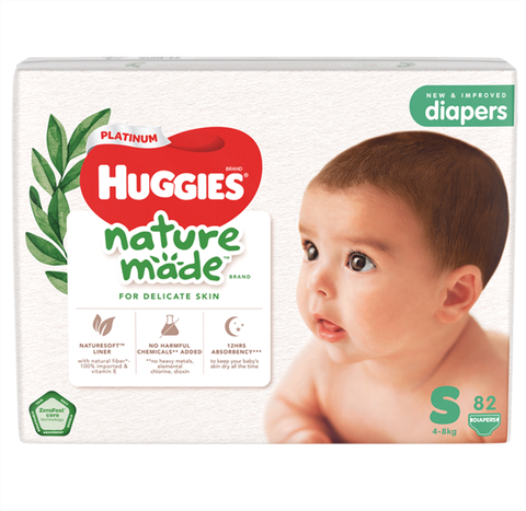 Bỉm tã dán Huggies Nature Made