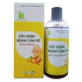 Cốt gừng ngâm tắm cho bé Bảo nhiên
