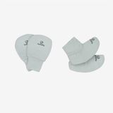 Promo Bao tay bao chân Bambus Bubaby - Ghi A72 - Freesize
