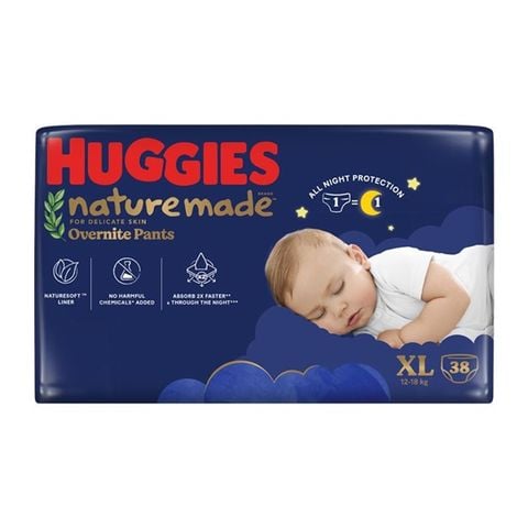 Bỉm tã quần Nature Made Overnite Huggies