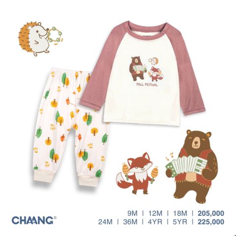 Bộ dài tay Chaang Raglan