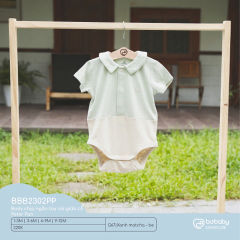 Body chip ngắn tay cài giữa cổ Peter Pan Bubaby BBB2302PP.06M35A