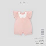 Bộ liền cộc màu hồng in trang trí Nous NP2S25-OP1-F03-PM-0M